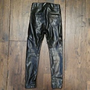 Joyfolie Size 3 Girls Leather look pants